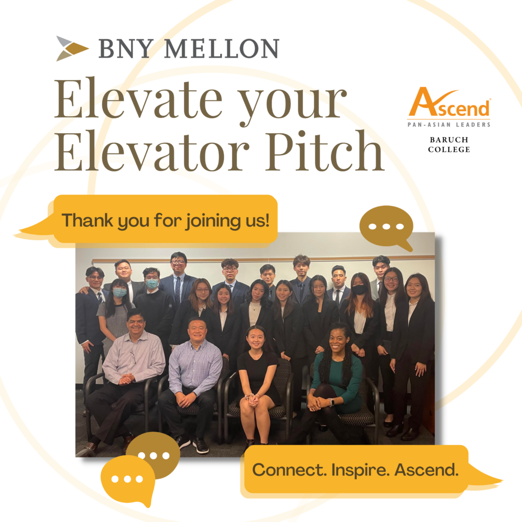 TY BNY Mellon Elevator Pitch